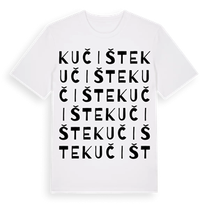 Kučište ordlek t-shirt – ekologisk bomull t-shirt från Pinshirt