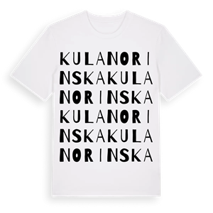 Kula Norinska ordlek t-shirt – ekologisk bomull t-shirt från Pinshirt