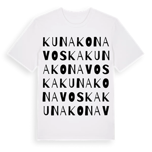Kuna Konavoska ordlek t-shirt – ekologisk bomull t-shirt från Pinshirt