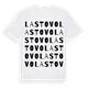 Lastovo ordlek t-shirt