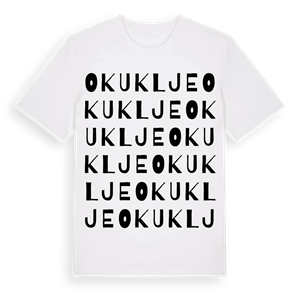 Okuklje ordlek t-shirt – ekologisk bomull t-shirt från Pinshirt