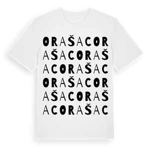 Orašac ordlek t-shirt – ekologisk bomull t-shirt från Pinshirt