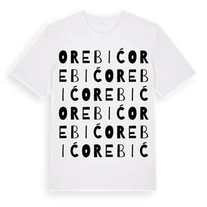 Orebić ordlek t-shirt – ekologisk bomull t-shirt från Pinshirt