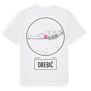 Orebić t-shirt – ekologisk bomull t-shirt från Pinshirt