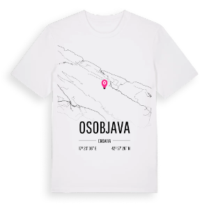 Osobjava karta t-shirt – ekologisk bomull t-shirt från Pinshirt