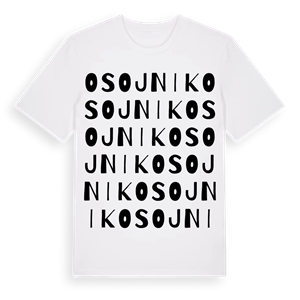 Osojnik ordlek t-shirt – ekologisk bomull t-shirt från Pinshirt