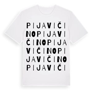 Pijavičino ordlek t-shirt – ekologisk bomull t-shirt från Pinshirt