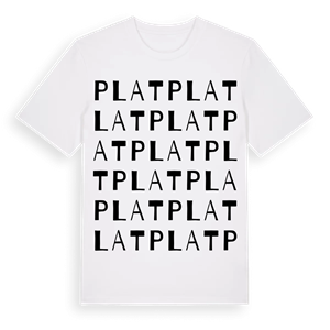 Plat ordlek t-shirt – ekologisk bomull t-shirt från Pinshirt