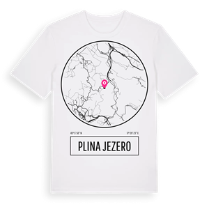 Plina Jezero t-shirt – ekologisk bomull t-shirt från Pinshirt