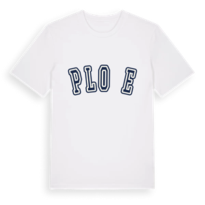 Ploče college t-shirt – ekologisk bomull t-shirt från Pinshirt