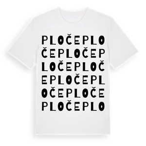 Ploče ordlek t-shirt – ekologisk bomull t-shirt från Pinshirt