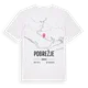 Pobrežje karta t-shirt