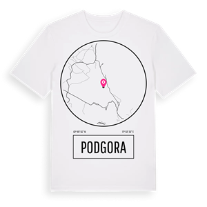 Podgora t-shirt – ekologisk bomull t-shirt från Pinshirt