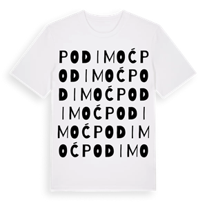 Podimoć ordlek t-shirt – ekologisk bomull t-shirt från Pinshirt