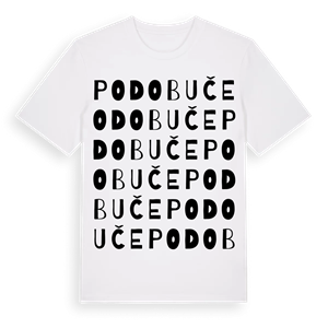Podobuče ordlek t-shirt – ekologisk bomull t-shirt från Pinshirt