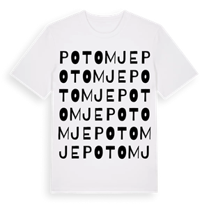 Potomje ordlek t-shirt – ekologisk bomull t-shirt från Pinshirt
