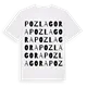 Pozla Gora ordlek t-shirt