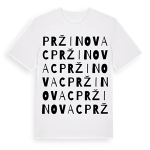 Pržinovac ordlek t-shirt – ekologisk bomull t-shirt från Pinshirt