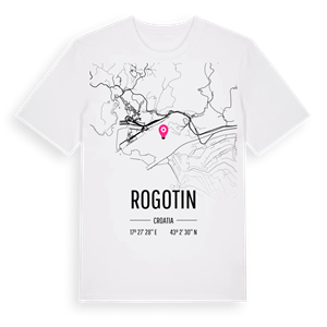 Rogotin karta t-shirt – ekologisk bomull t-shirt från Pinshirt
