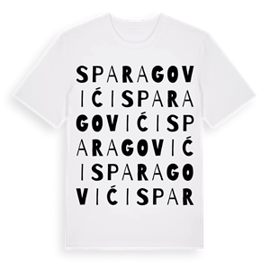 Sparagovići ordlek t-shirt – ekologisk bomull t-shirt från Pinshirt