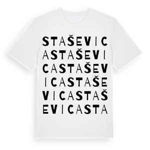 Staševica ordlek t-shirt – ekologisk bomull t-shirt från Pinshirt