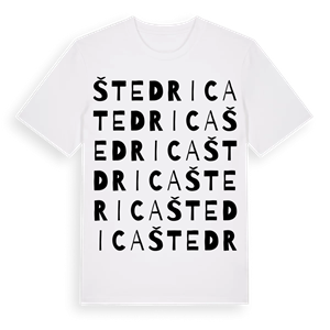 Štedrica ordlek t-shirt – ekologisk bomull t-shirt från Pinshirt