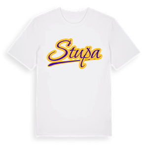 Stupa baseball t-shirt – ekologisk bomull t-shirt från Pinshirt