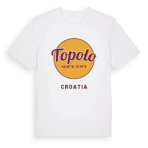 Topolo cirkel t-shirt – ekologisk bomull t-shirt från Pinshirt