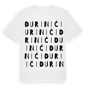 Đurinići ordlek t-shirt – ekologisk bomull t-shirt från Pinshirt