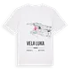 Vela Luka karta t-shirt