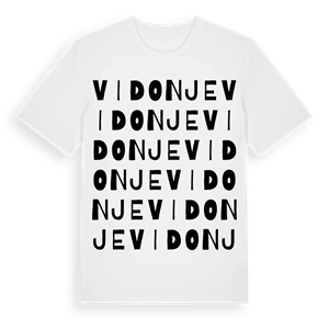 Vidonje ordlek t-shirt – ekologisk bomull t-shirt från Pinshirt