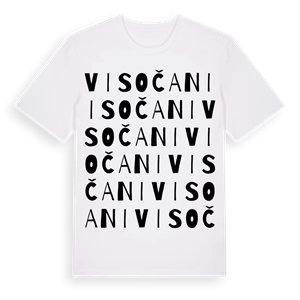 Visočani ordlek t-shirt – ekologisk bomull t-shirt från Pinshirt