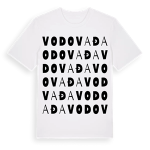 Vodovađa ordlek t-shirt – ekologisk bomull t-shirt från Pinshirt