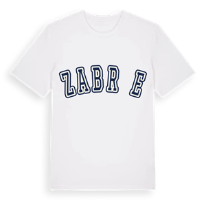 Zabrđe college t-shirt – ekologisk bomull t-shirt från Pinshirt