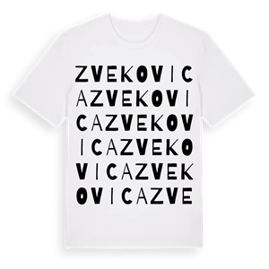 Zvekovica ordlek t-shirt – ekologisk bomull t-shirt från Pinshirt