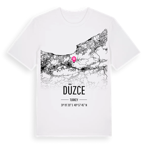 Düzce karta t-shirt – ekologisk bomull t-shirt från Pinshirt