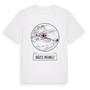 Düzce Merkez t-shirt – ekologisk bomull t-shirt från Pinshirt