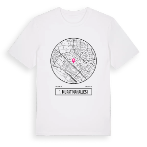 1. Murat Mahallesi t-shirt – ekologisk bomull t-shirt från Pinshirt