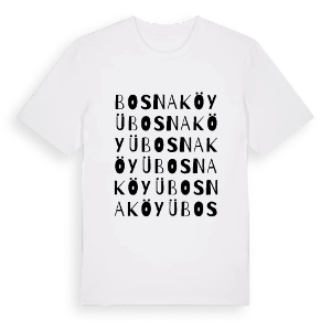 Bosna Köyü ordlek t-shirt – ekologisk bomull t-shirt från Pinshirt