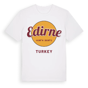 Edirne cirkel t-shirt – ekologisk bomull t-shirt från Pinshirt