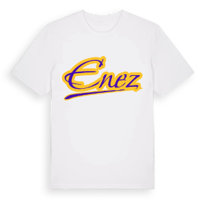 Enez baseball t-shirt – ekologisk bomull t-shirt från Pinshirt