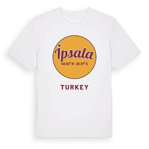 İpsala cirkel t-shirt – ekologisk bomull t-shirt från Pinshirt
