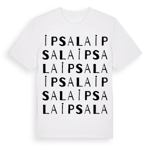 İpsala ordlek t-shirt – ekologisk bomull t-shirt från Pinshirt