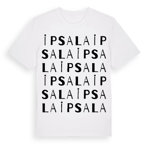 İpsala ordlek t-shirt – ekologisk bomull t-shirt från Pinshirt