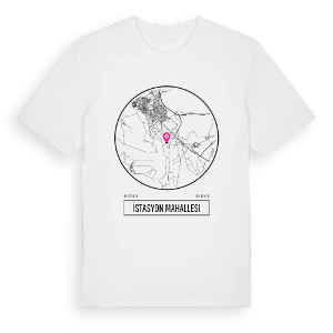 İstasyon Mahallesi t-shirt – ekologisk bomull t-shirt från Pinshirt