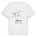 Sazlıdere Köyü karta t-shirt