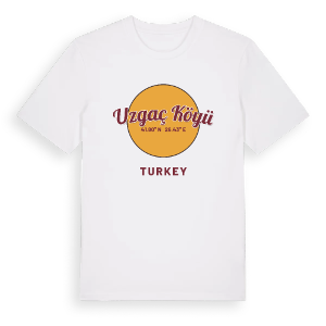 Uzgaç Köyü cirkel t-shirt – ekologisk bomull t-shirt från Pinshirt