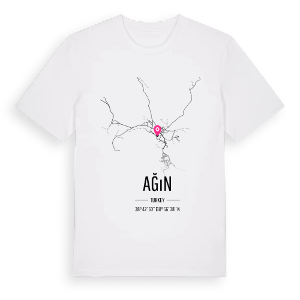 Ağın karta t-shirt – ekologisk bomull t-shirt från Pinshirt