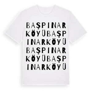 Başpınar Köyü ordlek t-shirt – ekologisk bomull t-shirt från Pinshirt