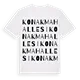 Konak Mahallesi ordlek t-shirt